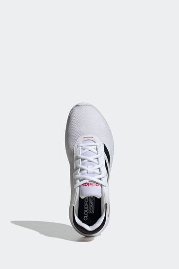 Adidas cloudfoam white tennis shoes clearance