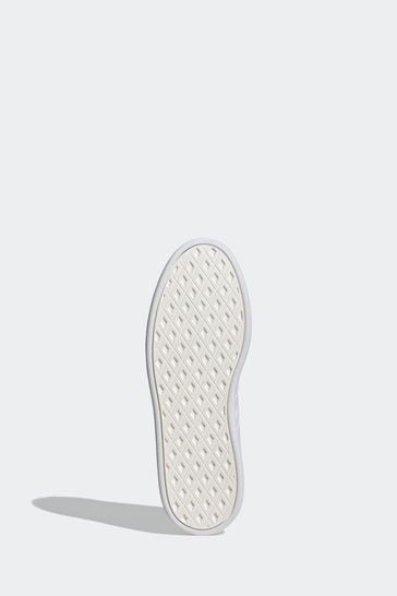 Adidas originals white sleek trainers online