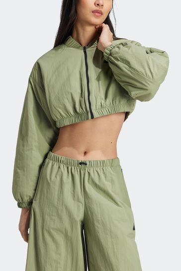 Adidas jacket khaki green shop