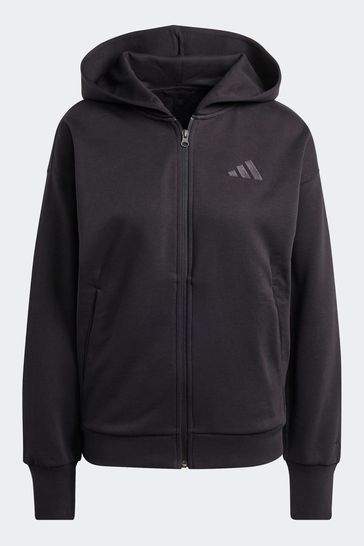 Mens adidas full zip hoodie discount