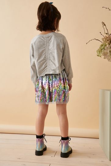 Rainbow Sequin Skirt 3 16yrs