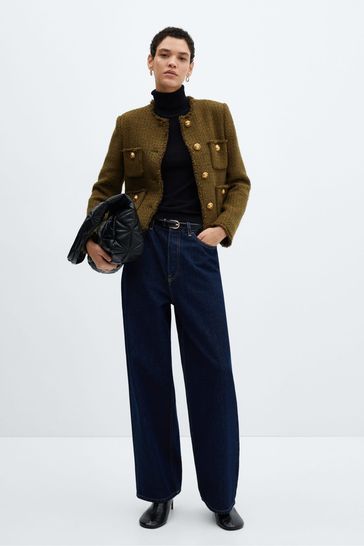 Tweed jacket mango best sale