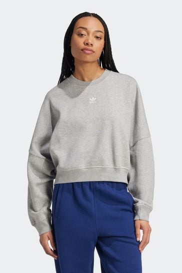 Buy adidas originals Grey Essentials Crew Sweatshirt from Next Bahrain