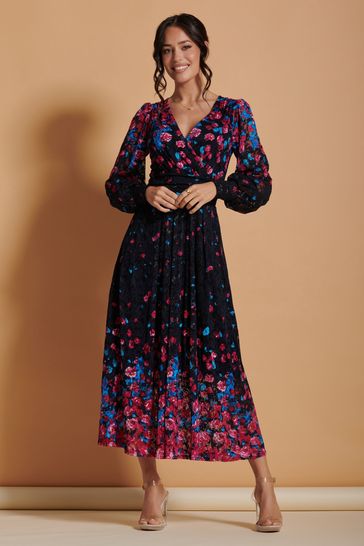 Buy Jolie Moi Symmetrical Print Amica Lace Maxi Dress from Next Bahrain