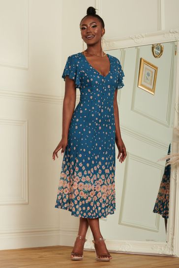 Jolie moi fit and flare dress cheap