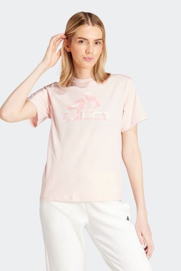 adidas Pink Camo T-Shirt