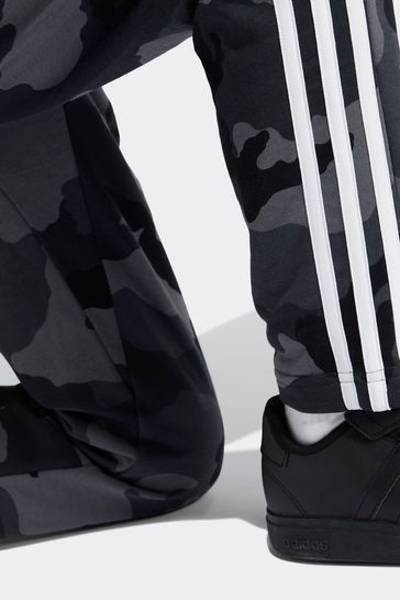 adidas Grey Essentials Camo Print Joggers