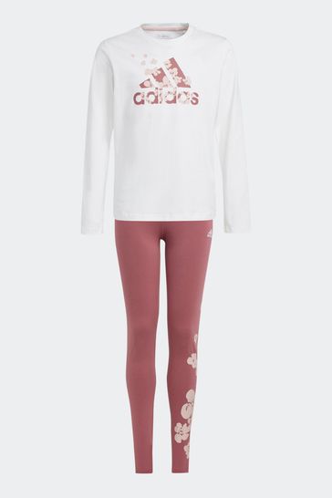 Buy adidas Essentials 100 Cotton Top and Leggings Set from Next Bahrain