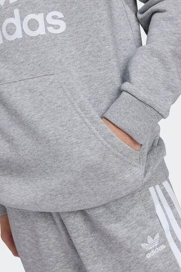 Buy adidas Grey Kids Originals Trefoil Hoodie from Next Cyprus