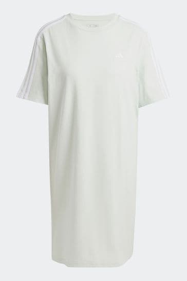 Buy adidas 100 Cotton Sportswear Essentials 3 Stripes Single Jersey Boyfriend T Shirt Dress from Next Bahrain