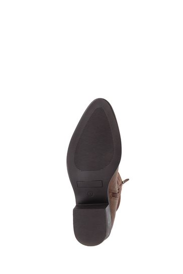 Buy Pavers Black Mid Calf Western Style Boots from Next Luxembourg