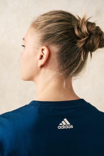 Adidas logo shirt womens clearance
