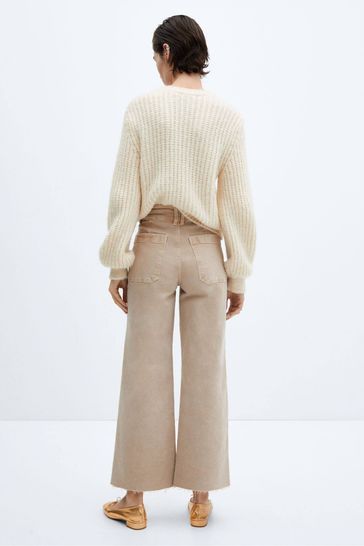 Buy Mango Jeans High Waist Culottes from the Laura Ashley online shop