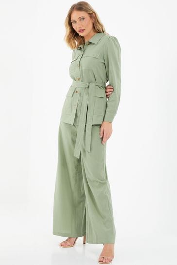 Tie waist sales utility jacket