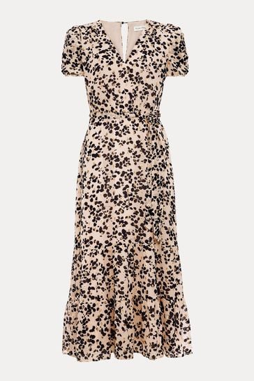 Phase Eight Multi Amy Floral Black Midi Dress