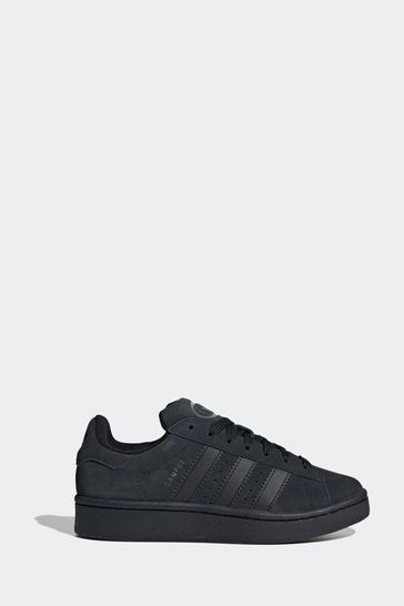 Adidas junior black trainers shop