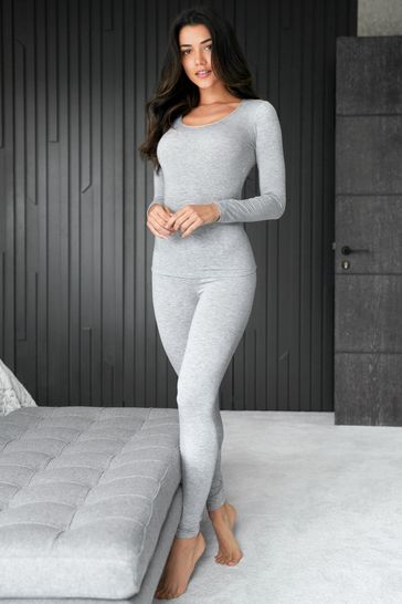Pour Moi Grey Second Skin Thermal Legging