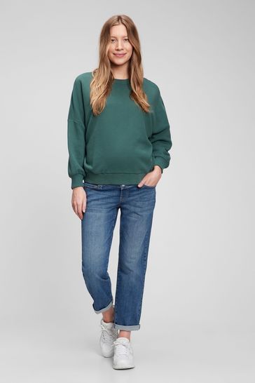 Gap maternity girlfriend jeans best sale