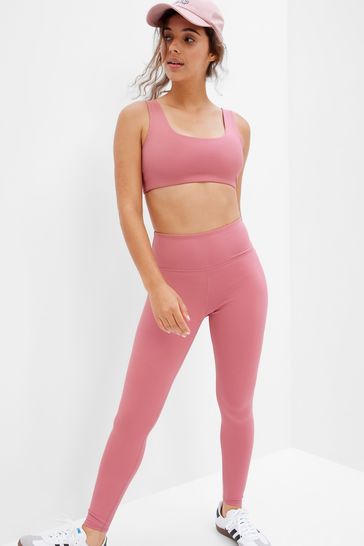 Gap Pink High Waisted Full Length Leggings