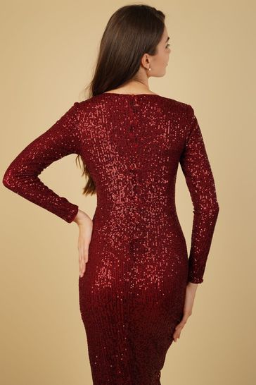 Tfnc hotsell burgundy dress