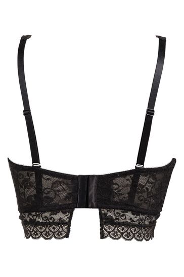Buy Pour Moi Black Strapless Rebel Longline Multiway Strapless Bra from Next  USA