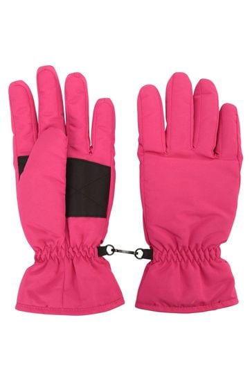 Mountain Warehouse Pink Womens Ski Gloves
