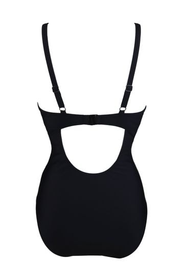 Buy Pour Moi Black Splash Padded Underwired control swimsuit from Next Luxembourg