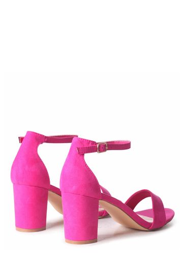 Open toe block heels online