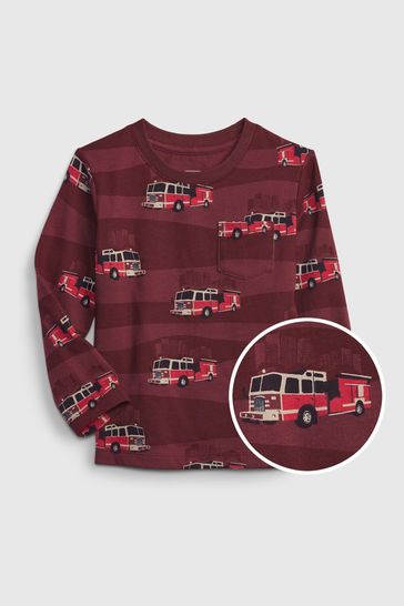 Buy Gap Red Organic Cotton Mix and Match Pocket T Shirt from Next