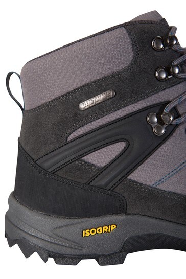 Buy Mountain Warehouse Black and Grey Storm Mens Waterproof Isogrip Walking Boots from Next Netherlands