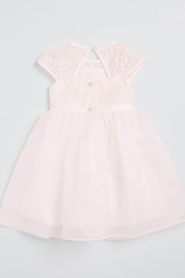 Lipsy embroidered button dress sale