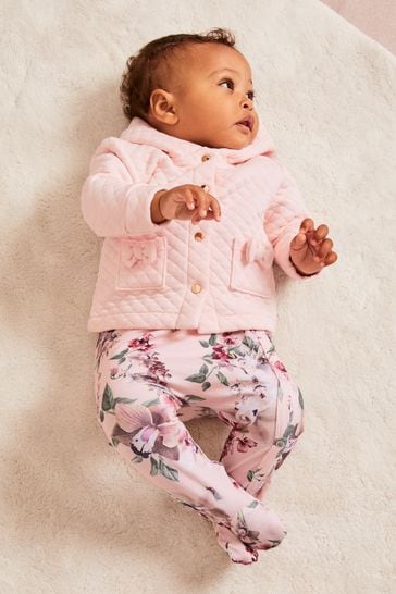 Buy Lipsy Pink Quilted Jacket 0 6yrs from Next Kuwait