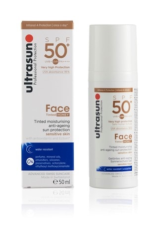 Ultrasun 50 SPF Tinted Face Honey 50ml