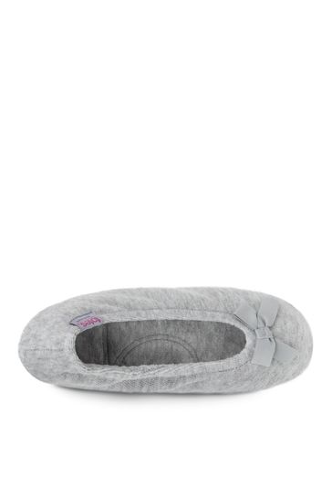 Silver isotoner slippers shop