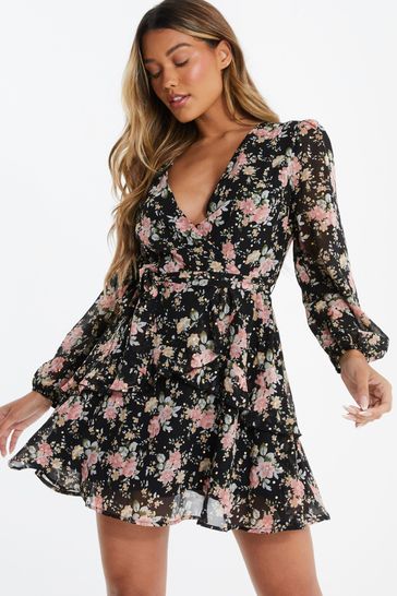 Chiffon skater dress 2025