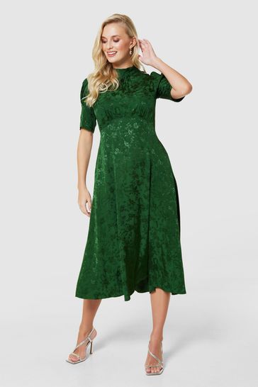 Closet top green dress