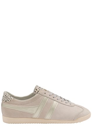 Gola White Bullet Savanna Suede Lace-Up Trainers
