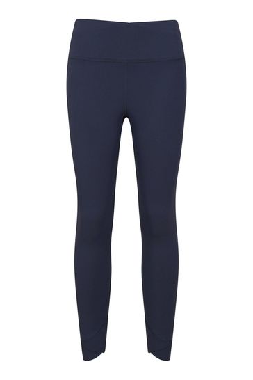 Buy Mountain Warehouse Blue Yoga Cross Over Womens Leggings from