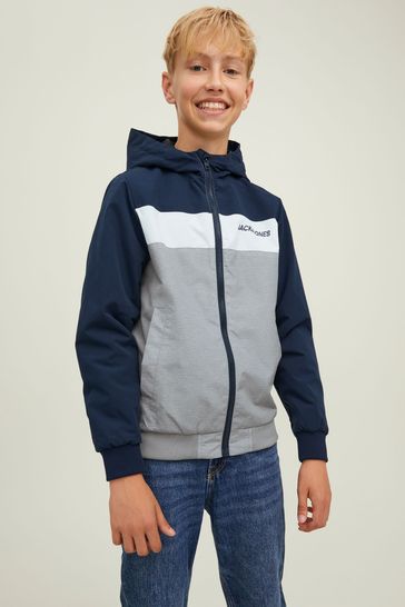 Blue new arrivals shell jacket