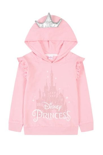 Kid Genius Pink Girls Disney Princess Hoodie