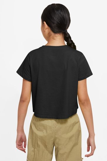 Buy Nike Futura Cropped T Shirt from the Laura Ashley online shop
