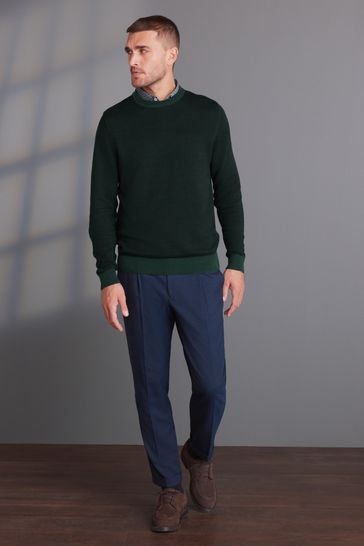 Mock shirt crew jumper clearance