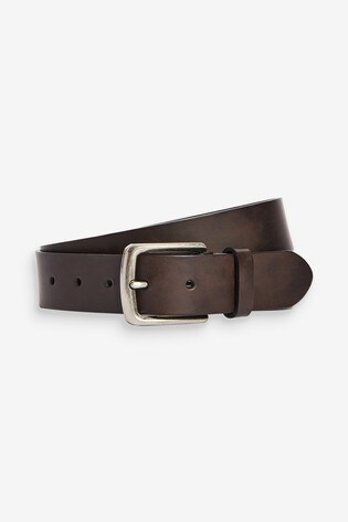 Brown Recycled Leather Fibre Belt
