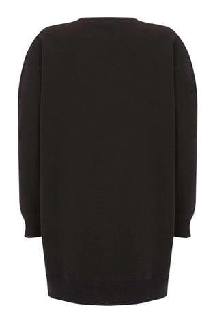 Mint Velvet Black Long Zip Sweatshirt