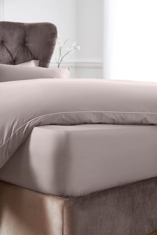 Heather Pink Extra Deep Fitted 300 Thread Count Collection Luxe 100% Cotton Sheet