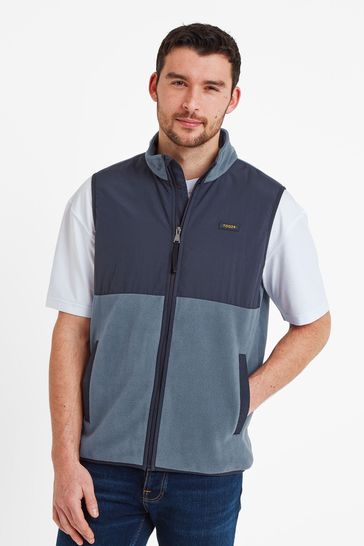 Fleece gilet mens sale