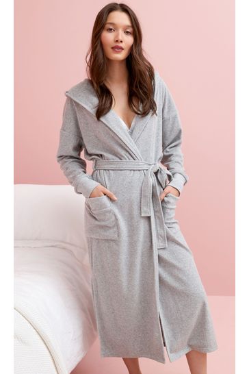 Buy Grey Towelling Dressing Gown from Next Denmark