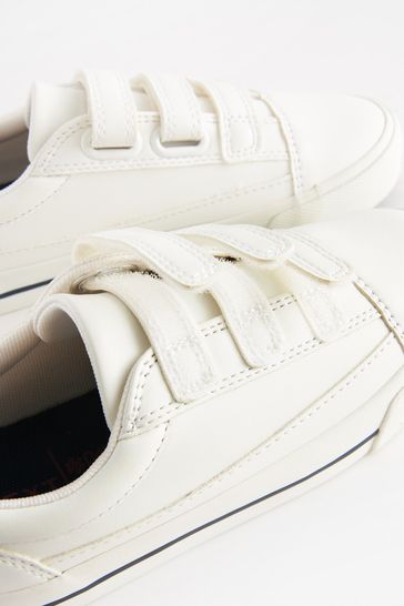 Buy White Standard Fit F Strap Touch Fastening Shoes from Next Luxembourg