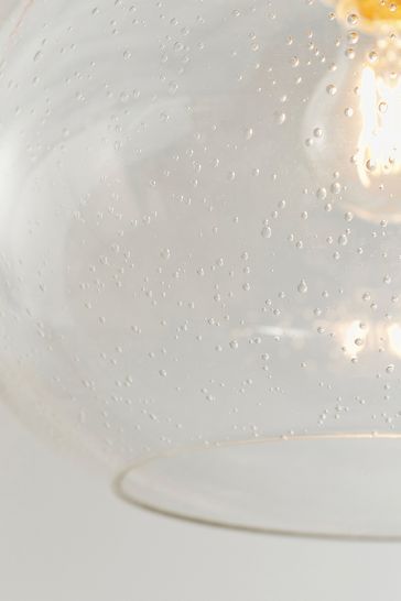 Seeded glass pendant online light replacement shade