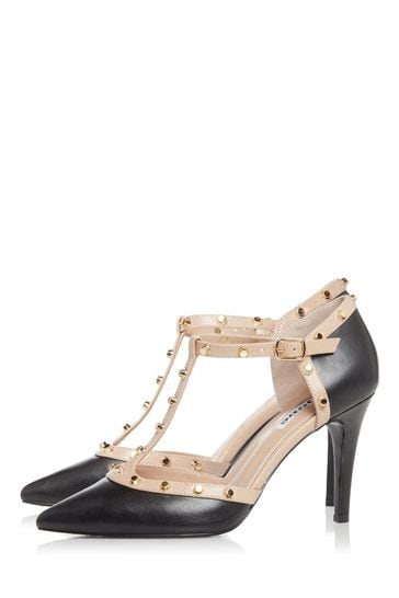 Buy Dune London Black Cliopatra Studded Court Shoes from Next